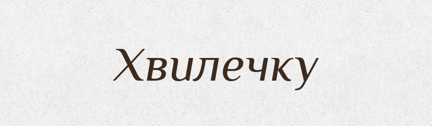Хвилечку — Фразеологічний словник української мови