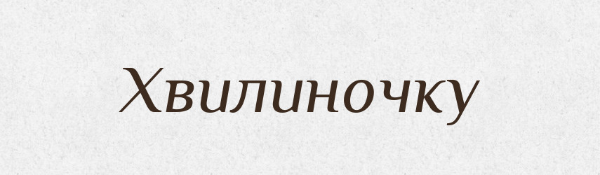 Хвилиночку — Фразеологічний словник української мови