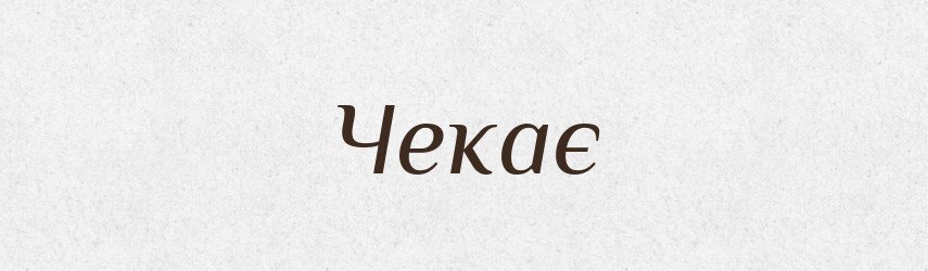 Чекає — Фразеологічний словник української мови