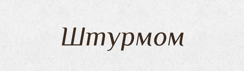 Штурмом — Фразеологічний словник української мови