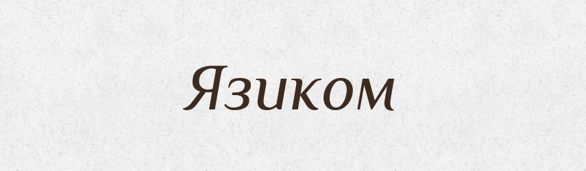 Язиком — Фразеологічний словник української мови